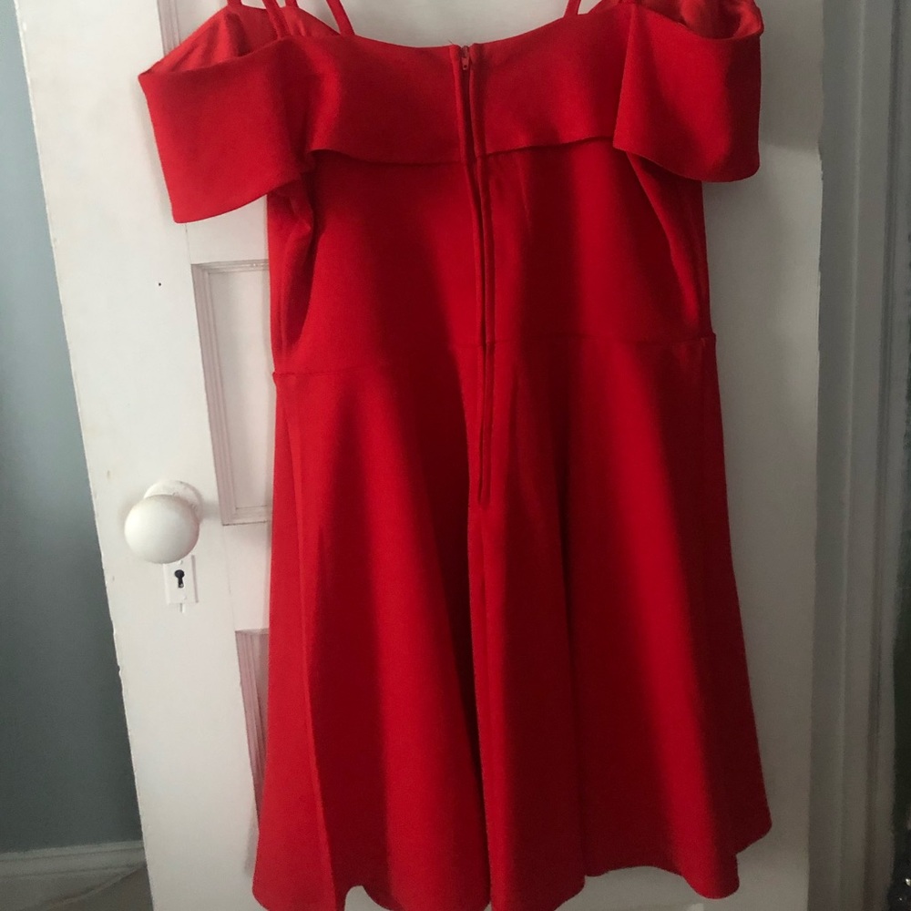 Red formal dress